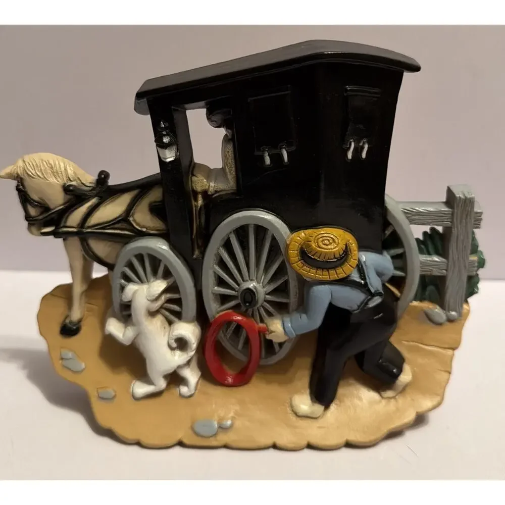 NIB Amish Buggy Country Wall Decor Homco Home Interiors